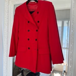 Red Escada Blazer, size 34/ small